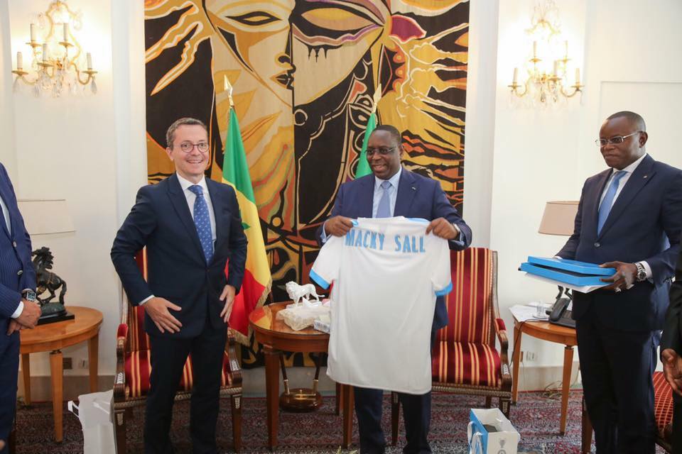 Macky Sall et Président de L'OM