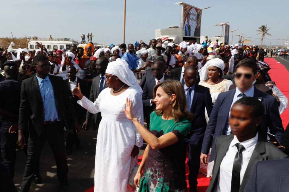 Reine Espagne visite Sénégal