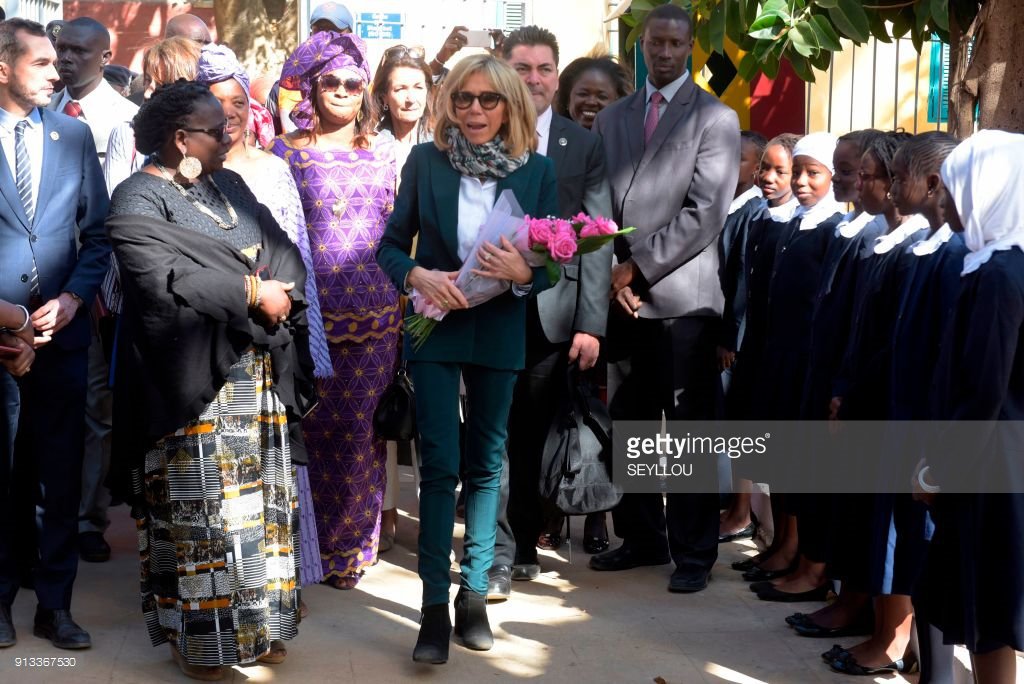 Brigitte Macron île de Gorée