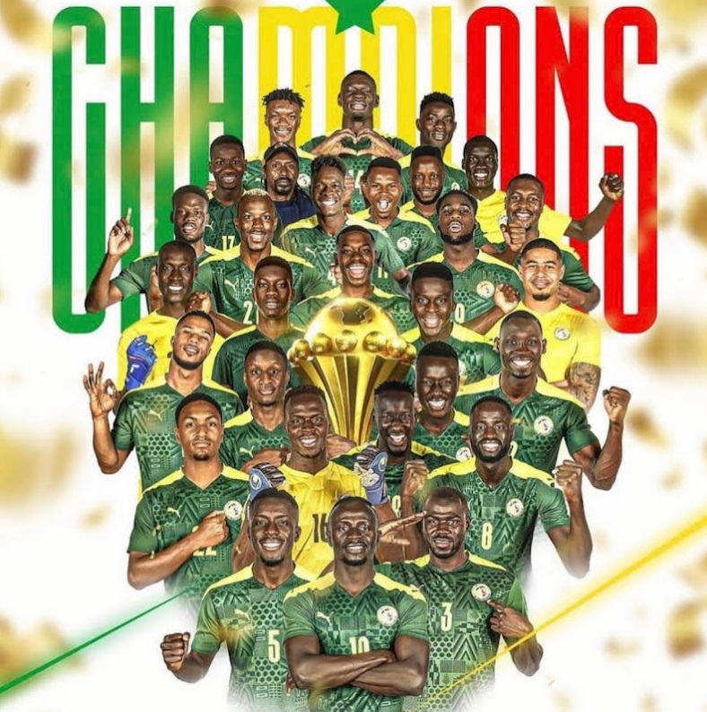 Equipe de Football du Sénégal Championne d'Afrique
