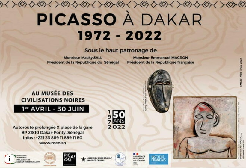 Exposition Picasso à Dakar 1972-2022 au musée des civilisations noires du Sénégal