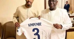 Le footballeur Presnel Kimpembe en visite au Sénégal rencontre le Président Macky Sall