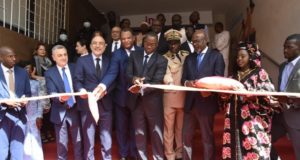 Inauguration d'un centre d'appels de l'entreprise de outsoursing marocaine Intelcia au Sénégal