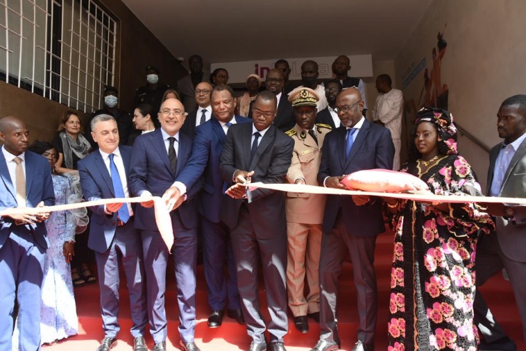 Inauguration d'un centre d'appels de l'entreprise de outsoursing marocaine Intelcia au Sénégal