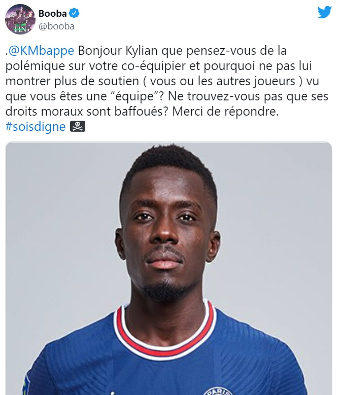 Le rappeur réagit à la polémique Idrissa Gana Gueye 