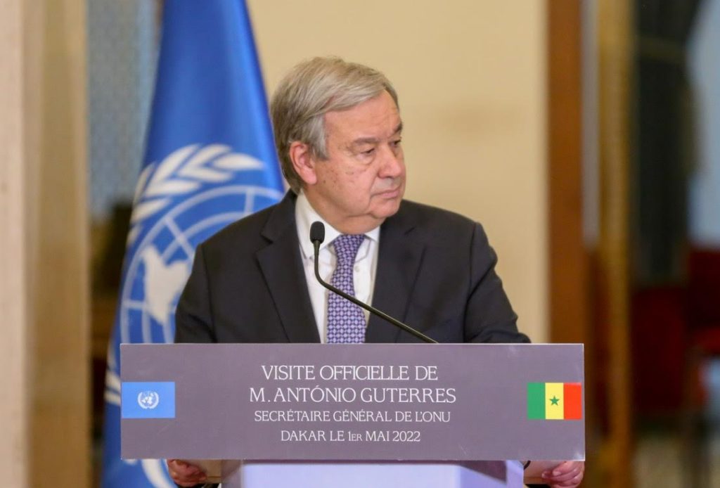 Visite officielle du secrétaire général de l’ONU au Sénégal 