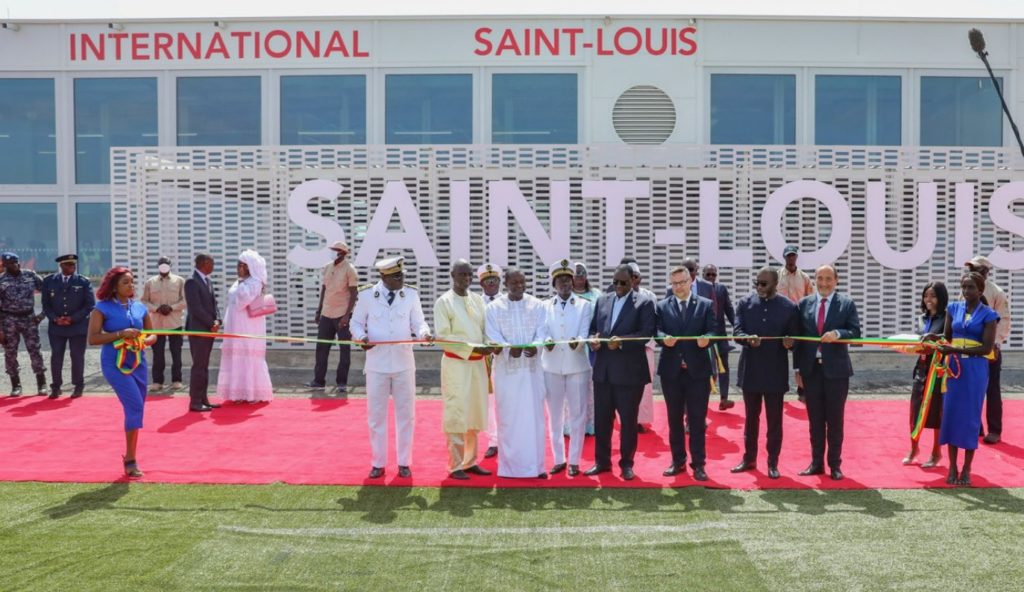 Inauguration de l'aéroport international Ousmane Masseck Ndiaye de Saint-Louis 