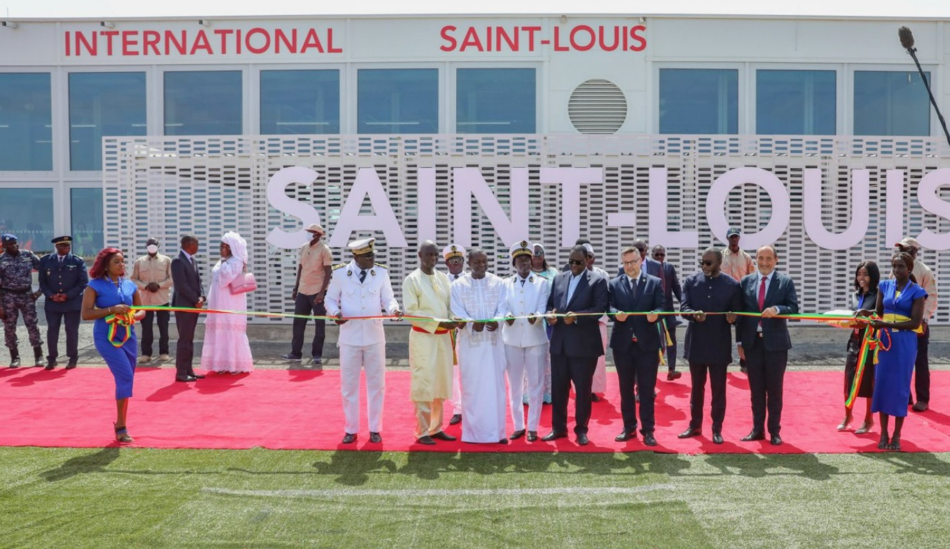 Inauguration de l'aéroport international Ousmane Masseck Ndiaye de Saint-Louis