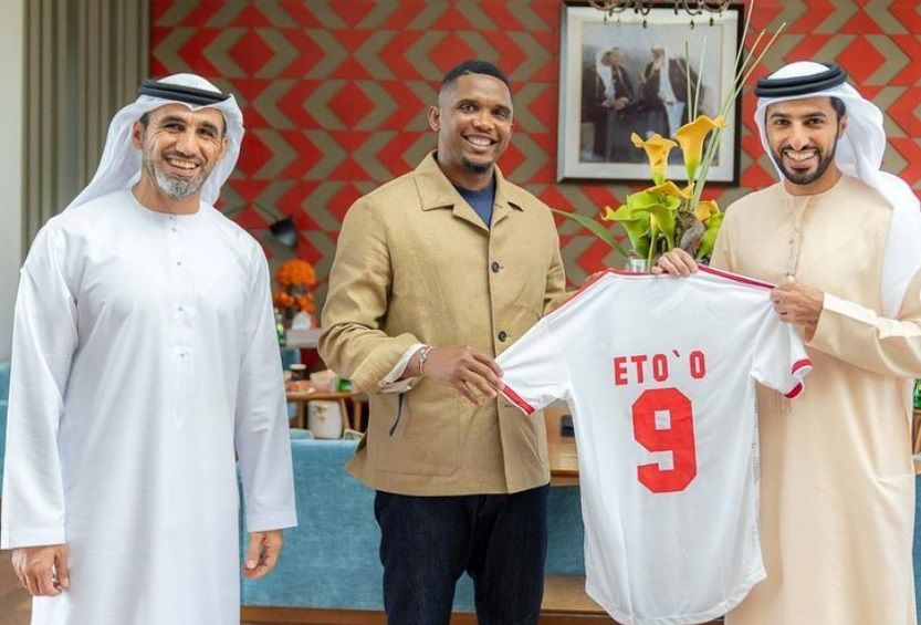 Samuel Eto’o en visite à Dakar avec une délégation du Qatar