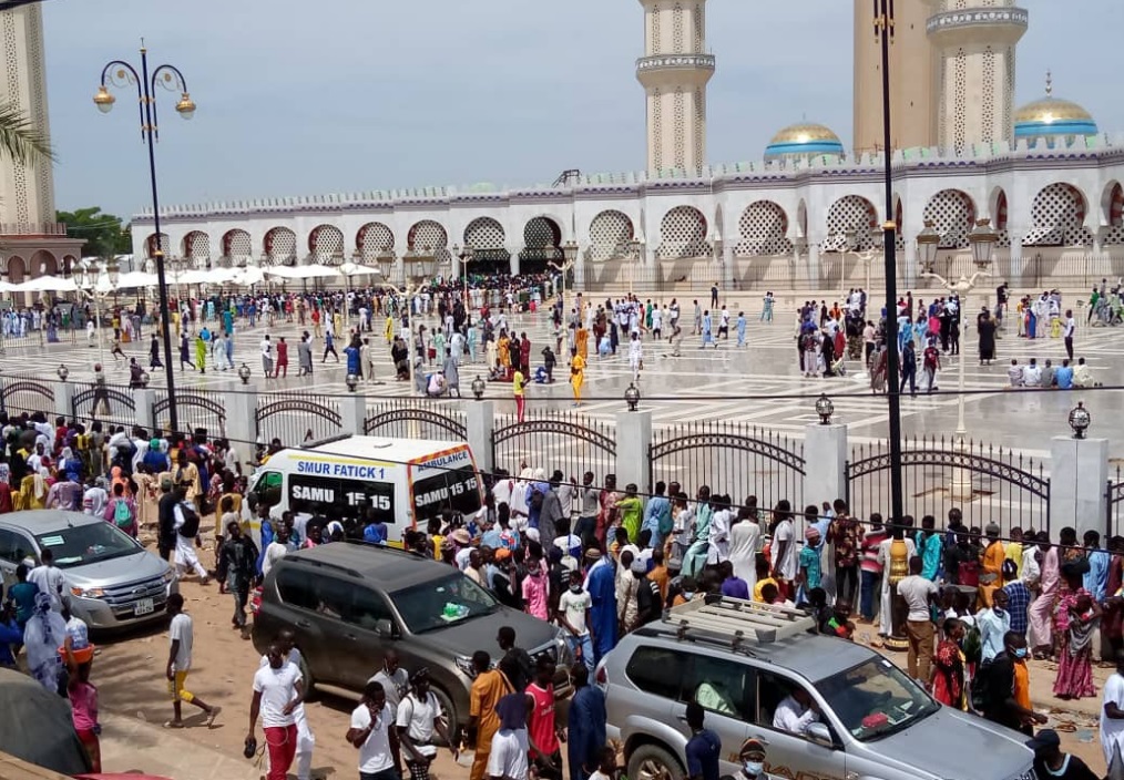 La foule qui arrive en masse au magal de Touba