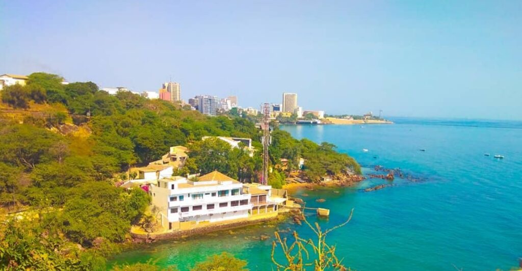 Plage de l'anse Bernard à Dakar au Sénégal