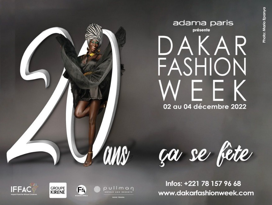 La styliste Adama Paris organise Dakar fashion week fête ses 20 ans du 02 au 04 décembre 2022