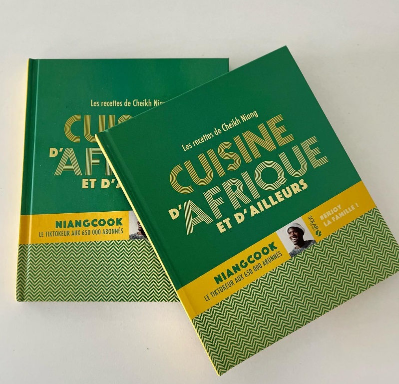 Livre de Cheikh Niang alias Niangcook, cuisine d'Afrique et d'ailleurs