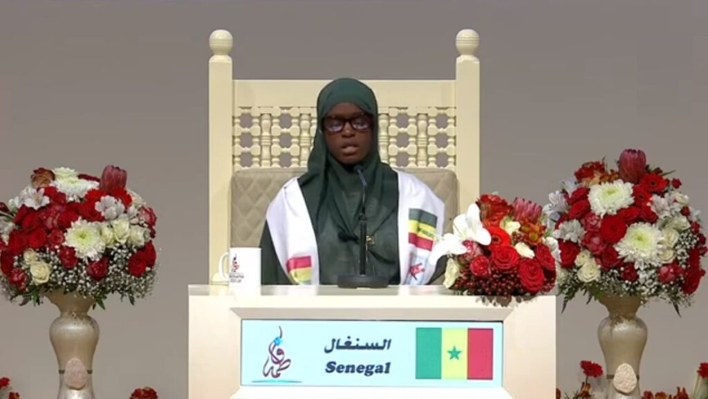 La sénégalaise Ndatté Cissé, lauréate du concours international de récital du Coran Sheikha Fatima Bint Mubarak à Dubaï