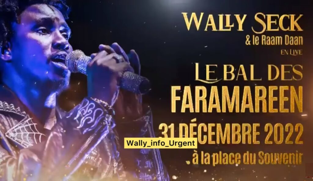 Soirée nouvel an, Wally Seck le 31 décembre à la place du souvenir de Dakar