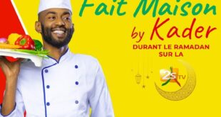 Emission de cuisine fait maison by Kader Gadji sur 2stv durant le mois de ramadan sponsorisée par Auchan