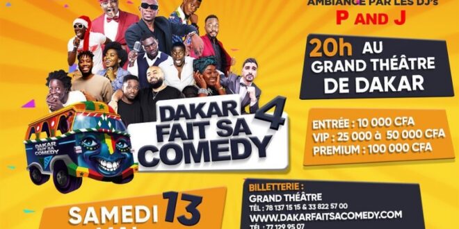 4ème édition du festival Dakar fait sa comédy