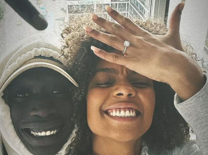 Le couple Khaby Lame et Wendy Thembelihle Juel s'est fiancé