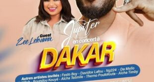 L'artiste guinéen Jupiter Davibe en concert à la maison de la cuture Douta Seck de Dakar