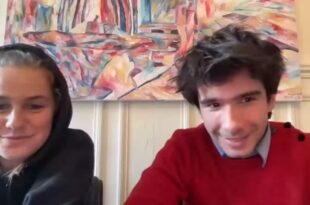 Coline Fay et son avocat Juan Branco