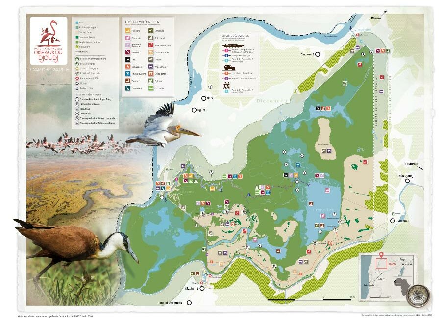 Cartographie Parc Djoudji