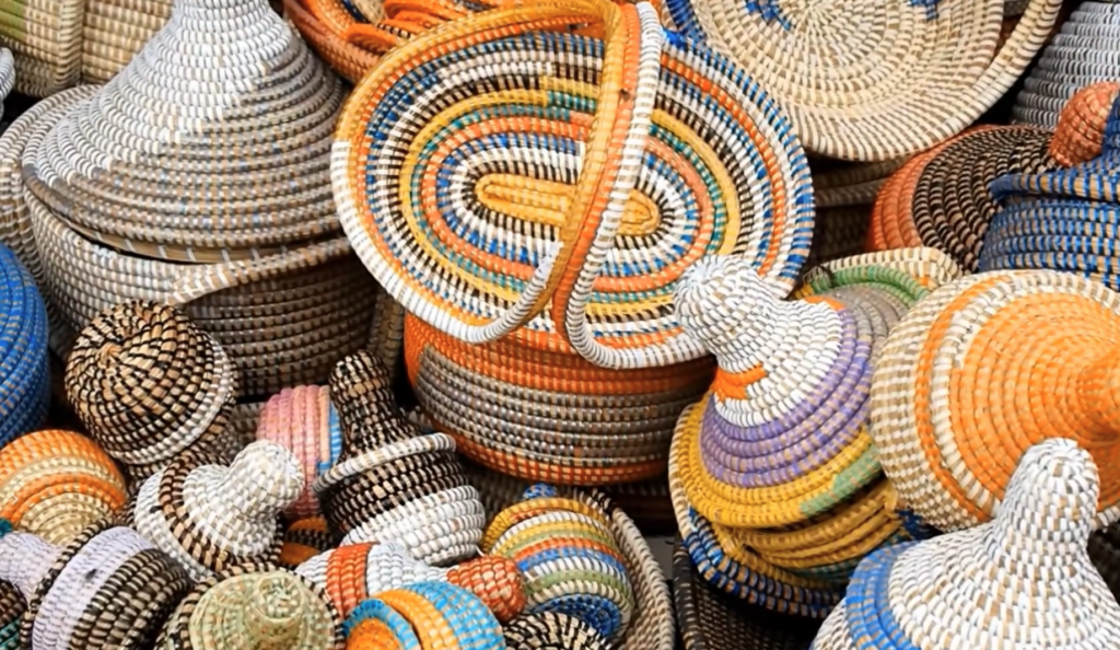Panier traditionnel africain