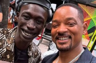 Khaby Lame prend la pose aux côtés de Will Smith avant d'être arrêté et expulsé des Etats-Unis