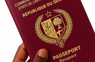 Passeport d'un ressortissant sénégalais prêt pour décrocher son visa
